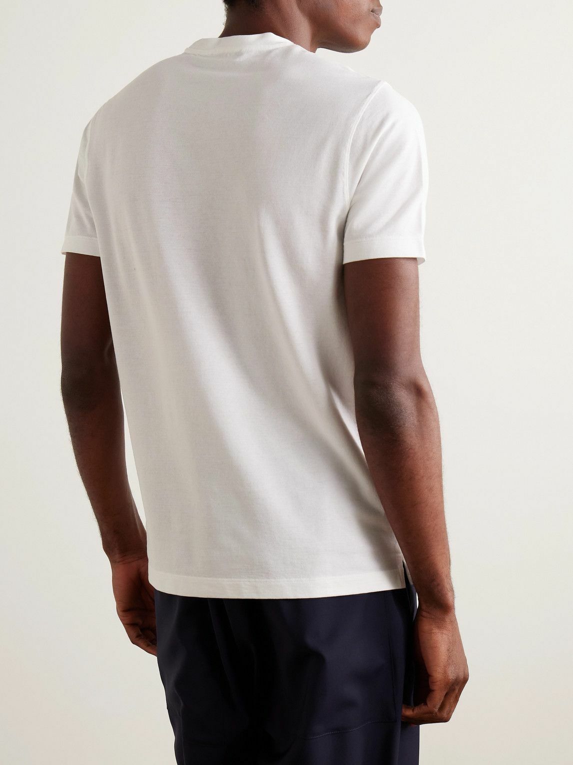 Incotex - Zanone Slim-Fit IceCotton T-Shirt - White