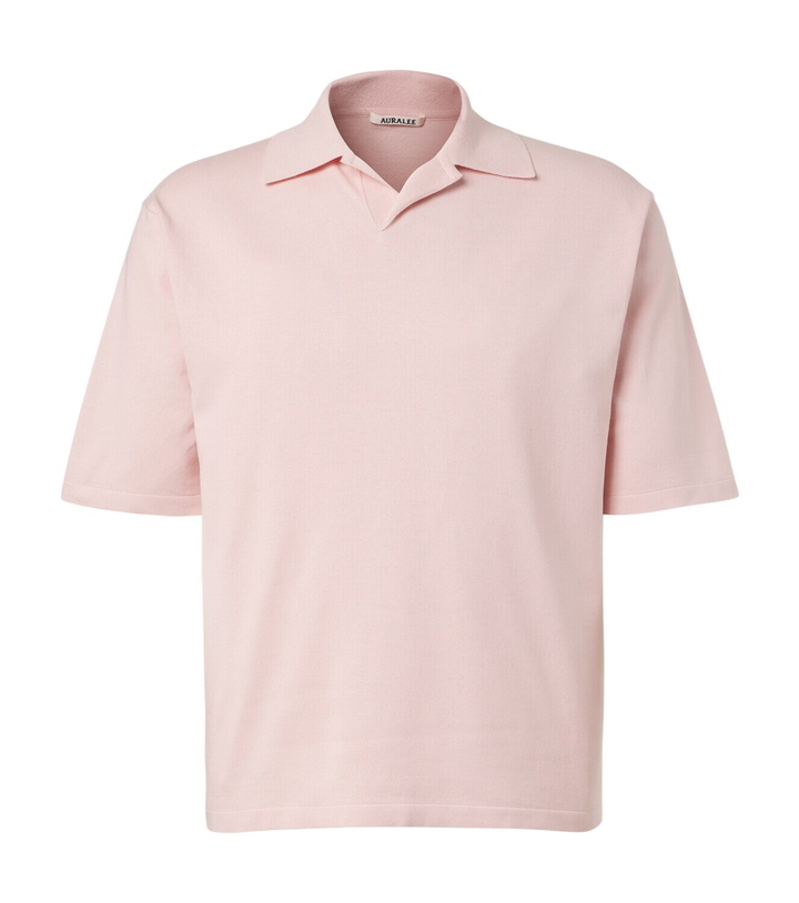 Photo: Auralee Silk polo shirt