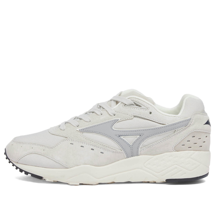 Photo: Mizuno Contender Premium Sneakers in Lunar Rock/Ultimate Grey/Black