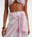 Pucci Iride cotton beach cover-up