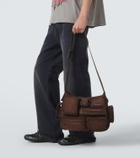 Balenciaga Superbusy suede messenger bag