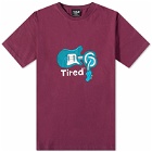 Tired Skateboards Men's Spinal Tap T-Shirt in Cardinal