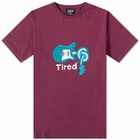 Tired Skateboards Men's Spinal Tap T-Shirt in Cardinal