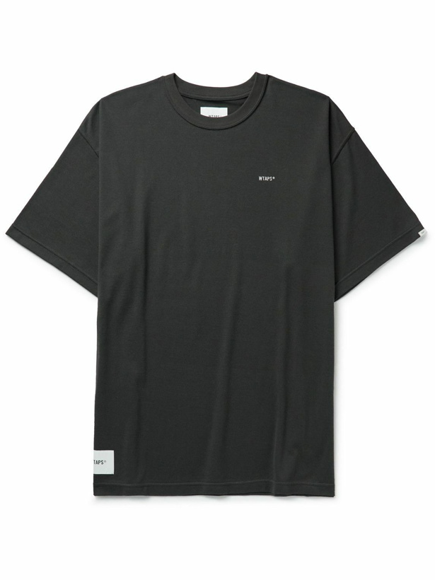 Photo: WTAPS - Logo-Detailed Cotton-Jersey T-Shirt - Black