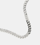 Rainbow K Link 14kt white gold necklace with diamonds