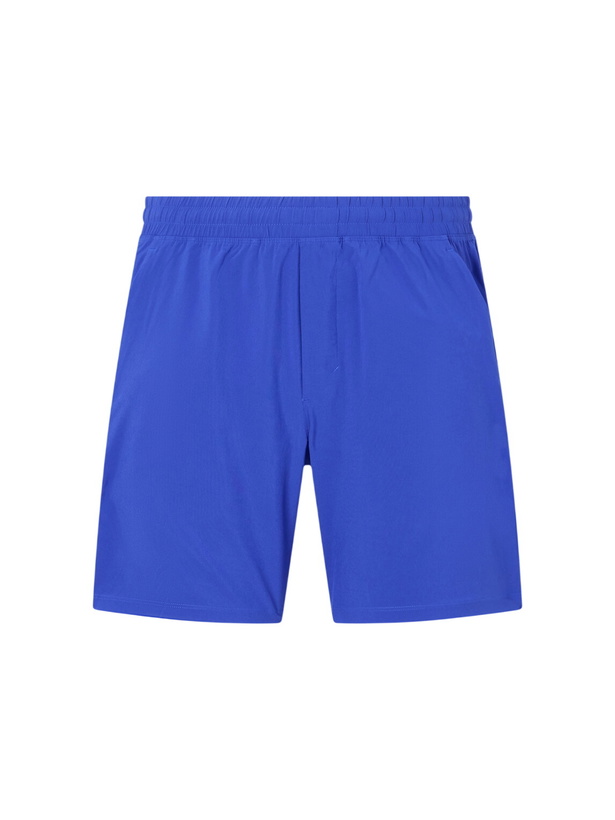 Photo: Lululemon - Pace Breaker Straight-Leg 7" Recycled-Swift&trade; Shorts - Blue