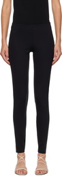 The Row Black Woolworth Leggings