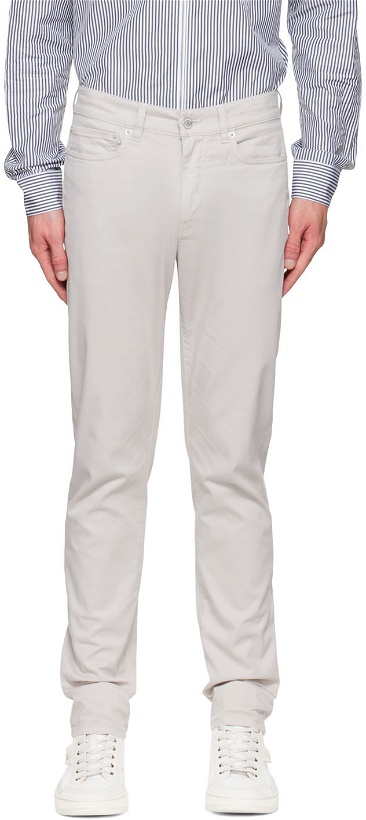 Photo: Dunhill Gray Cotton Trousers