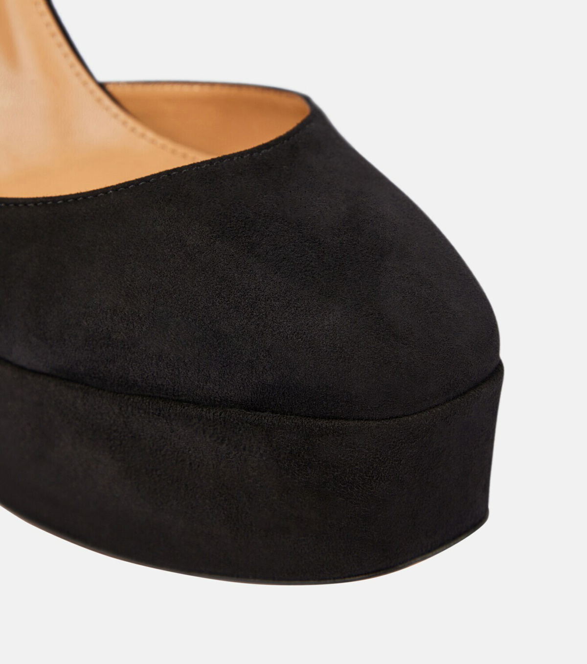 Aquazzura Groove Plateau suede platform pumps