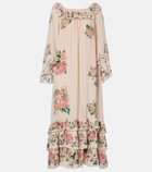 Chloé Floral silk crêpe de chine maxi dress