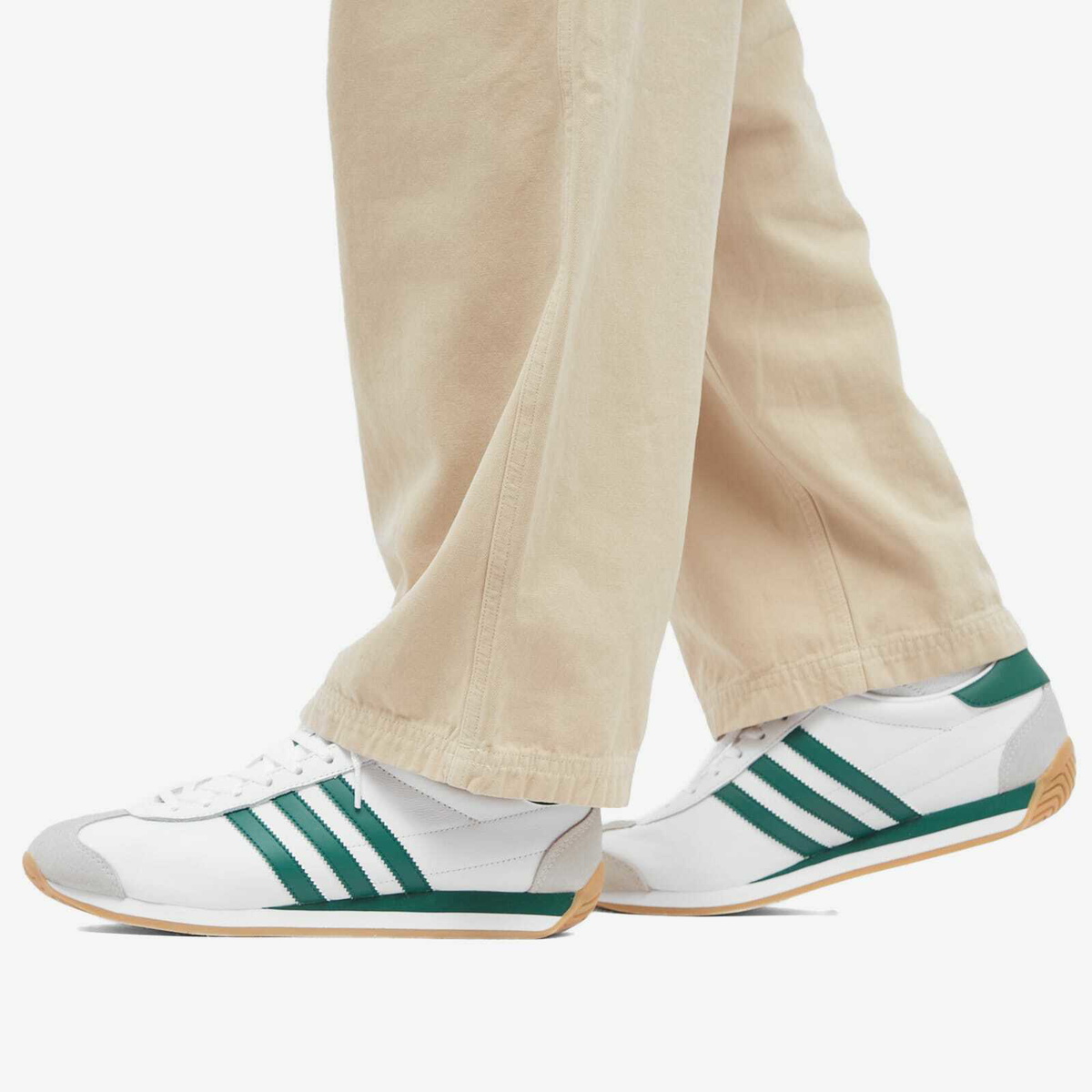 adidas gazelle silver green womens Adidas Samba OG In White Green