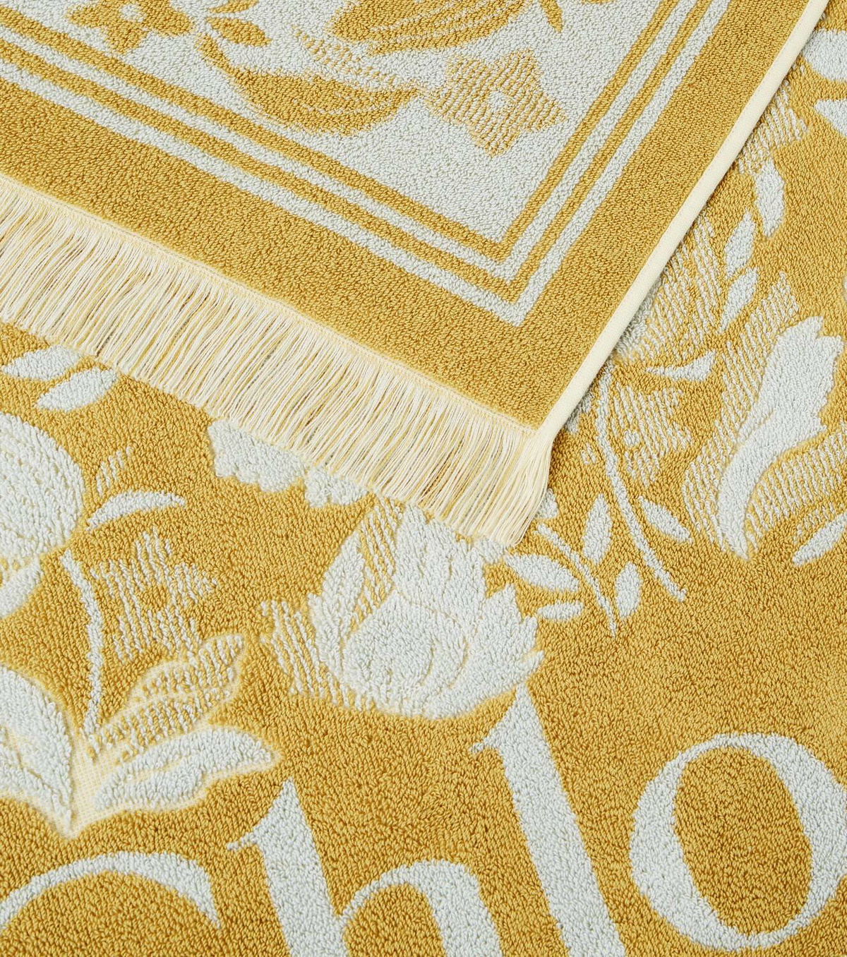 Chloé Floral cotton terry beach towel