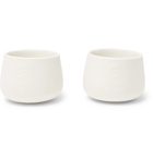 Toast Living - MU Set of Two Porcelain Cups - White