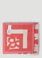 Moncler Logo Print Beach Towel