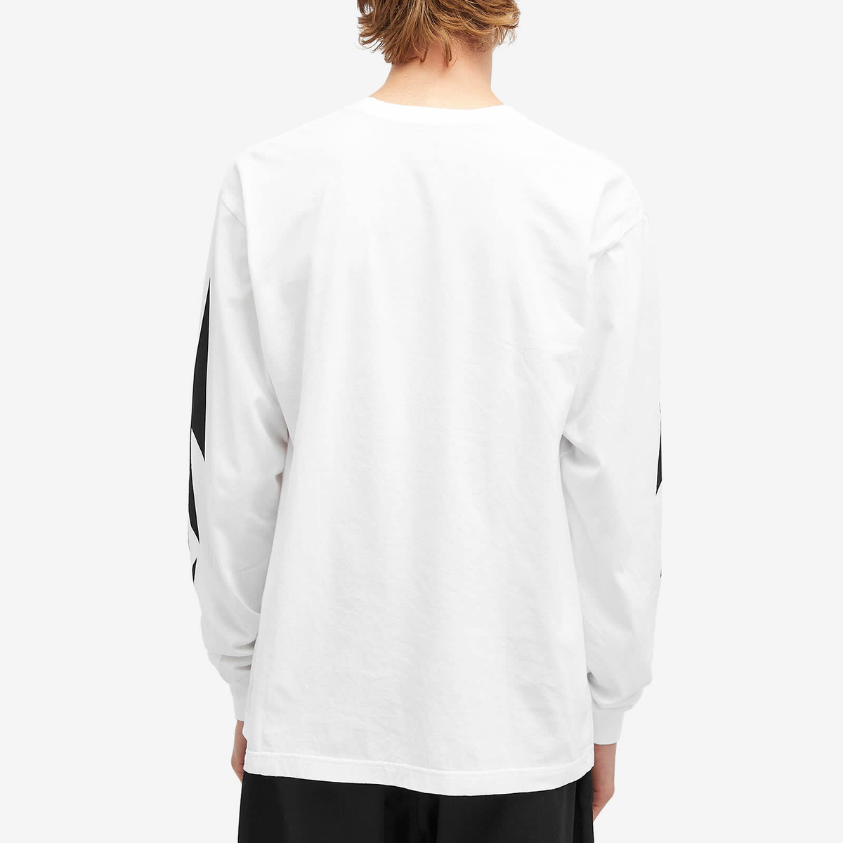Neighborhood Men's LS-16 Long Sleeve T-Shirt in White Neighborhood