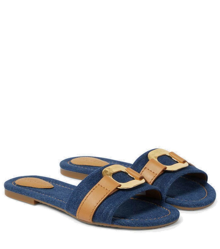 Photo: See By Chloé Klaire denim slides