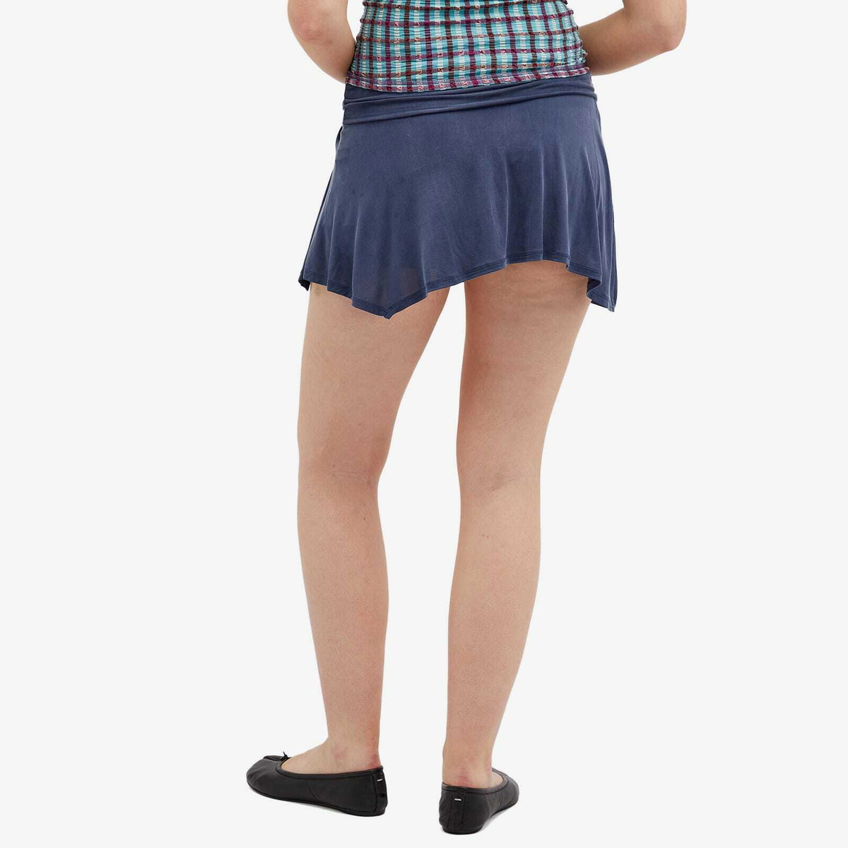 Peachy Den Women's Kylie Skort in Denim Blue Peachy Den