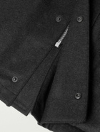 Auralee - Oversized Padded Wool Coat - Black