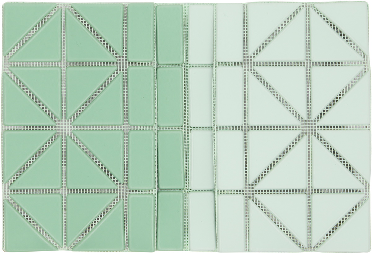 BAO BAO ISSEY MIYAKE Green Color Card Holder