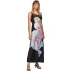 Im Sorry by Petra Collins SSENSE Exclusive Black Print Slip Dress