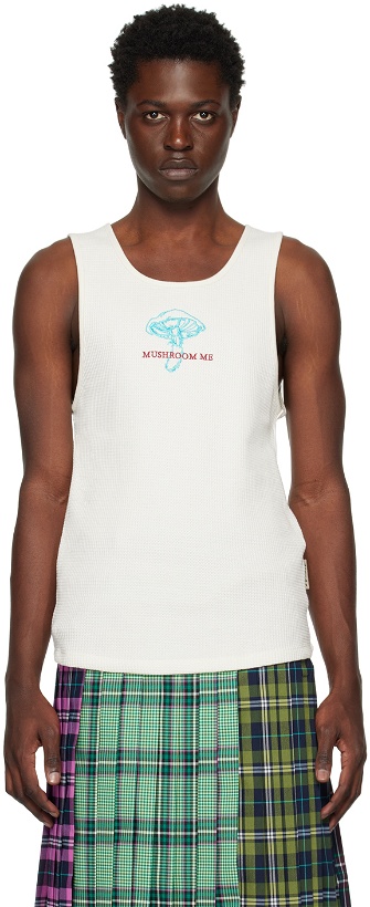 Photo: Andersson Bell SSENSE Exclusive Off-White 'Mushroom Me' Tank Top