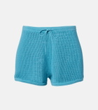 Staud Samara cotton shorts