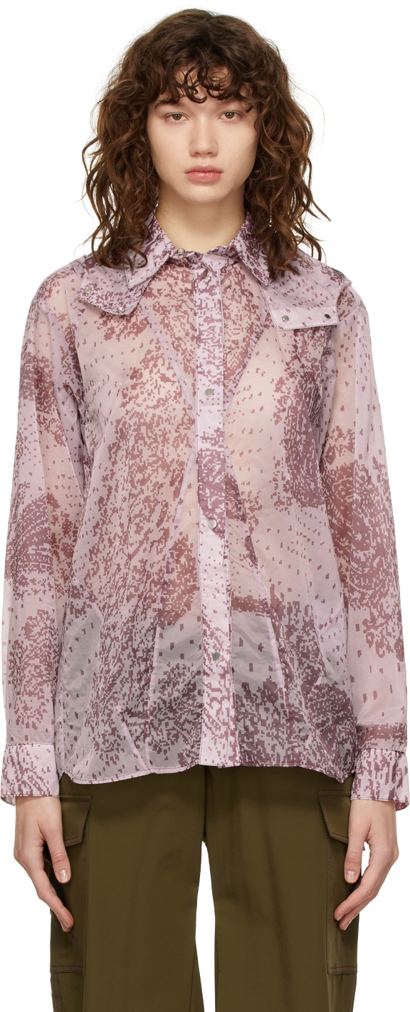 paria /FARZANEH Purple Drink Shirt Paria Farzaneh