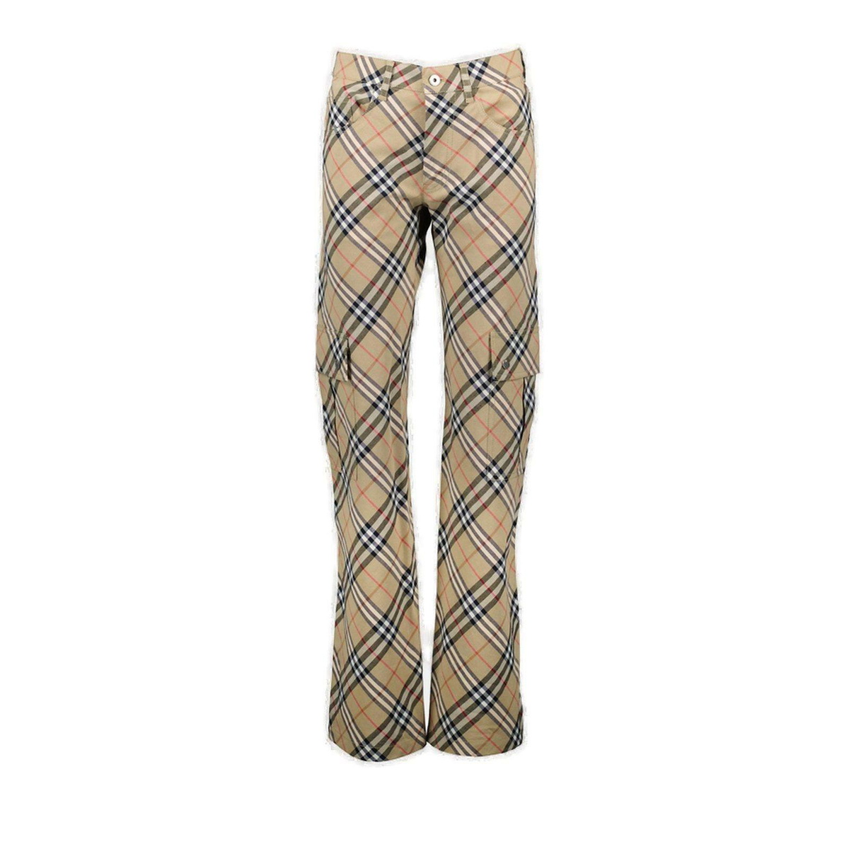 パンツ Burberry Embroidered Viscose Blend Cargo Pant Burberry Embroidered Viscose Blend Cargo Pant Burberry