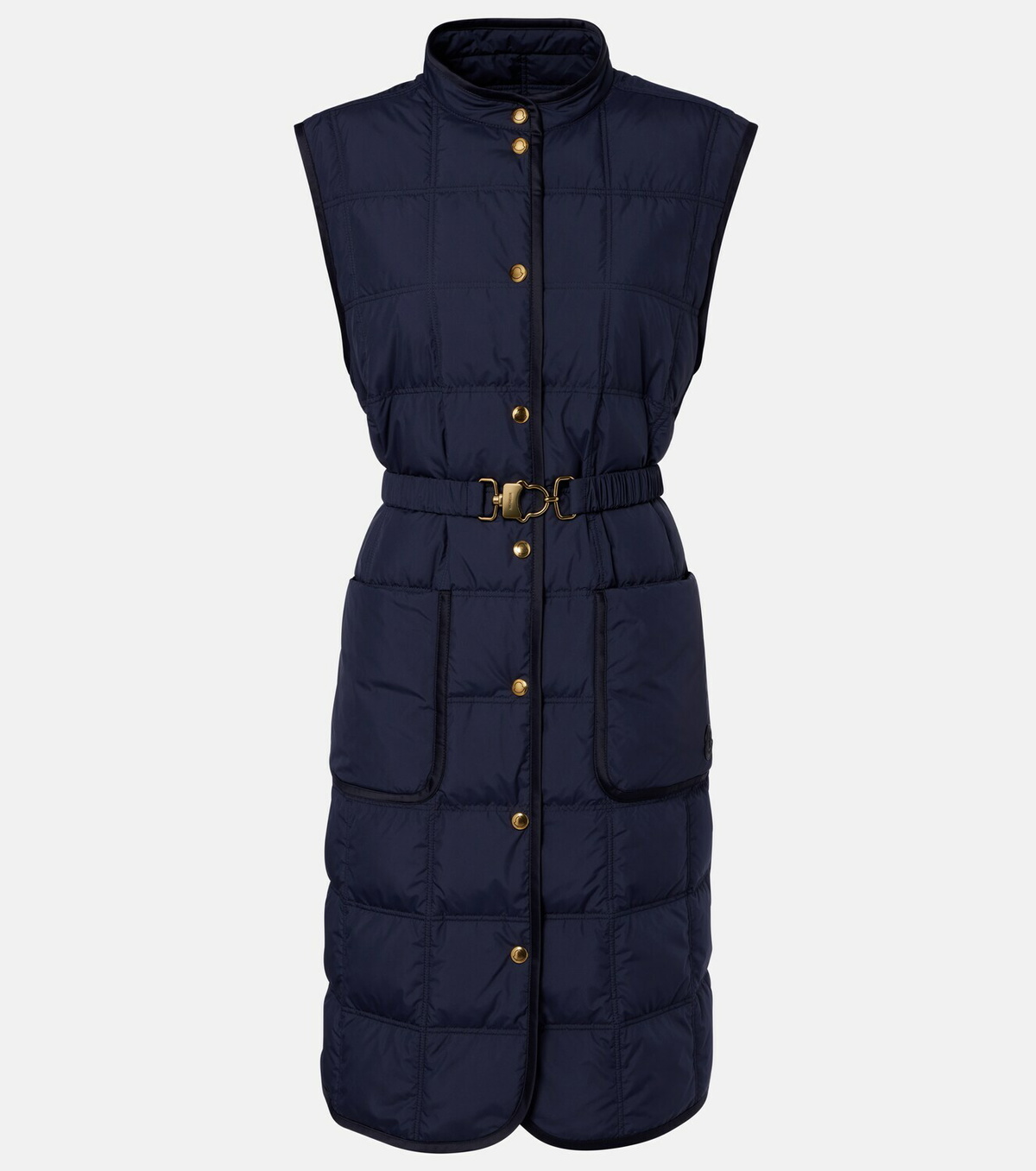 Moncler Cygnette belted quilted down vest