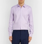 Hugo Boss - Lilac Isko Slim-Fit Cotton-Jacquard Shirt - Men - Lilac