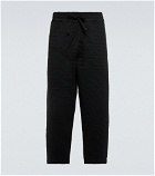 Byborre - Tapered cropped sweatpants
