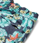Onia - Charles 7 Mid-Length Printed Swim Shorts - Blue