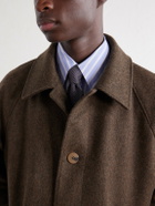 De Bonne Facture - Parisian Brushed Wool Coat - Brown
