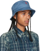 Polo Ralph Lauren Blue Cotton Bucket Hat