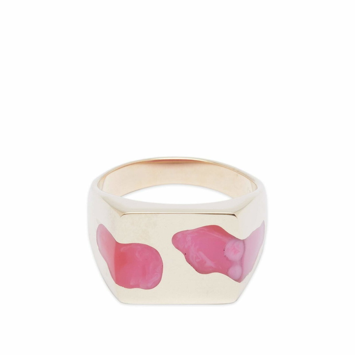 Photo: Ellie Mercer Women's Two Piece Ring in Gold/Pink