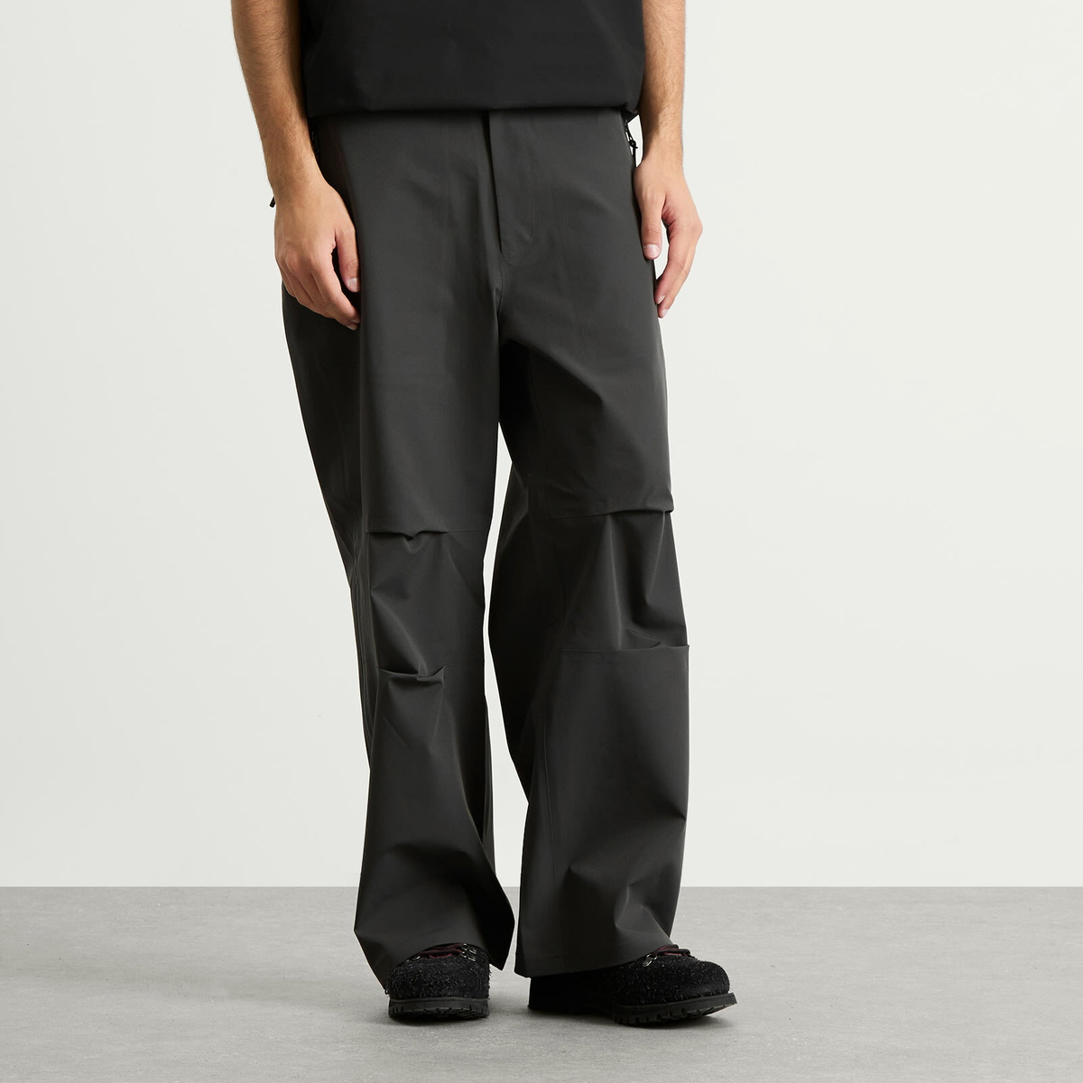 Hiking Patrol Men's Arc 3L Shell Trousers in Charcoal Black