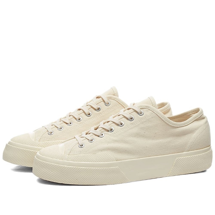Photo: Artifact by Superga Men's 2432-W C1150 Selvedge Duck Low Sneakers in White