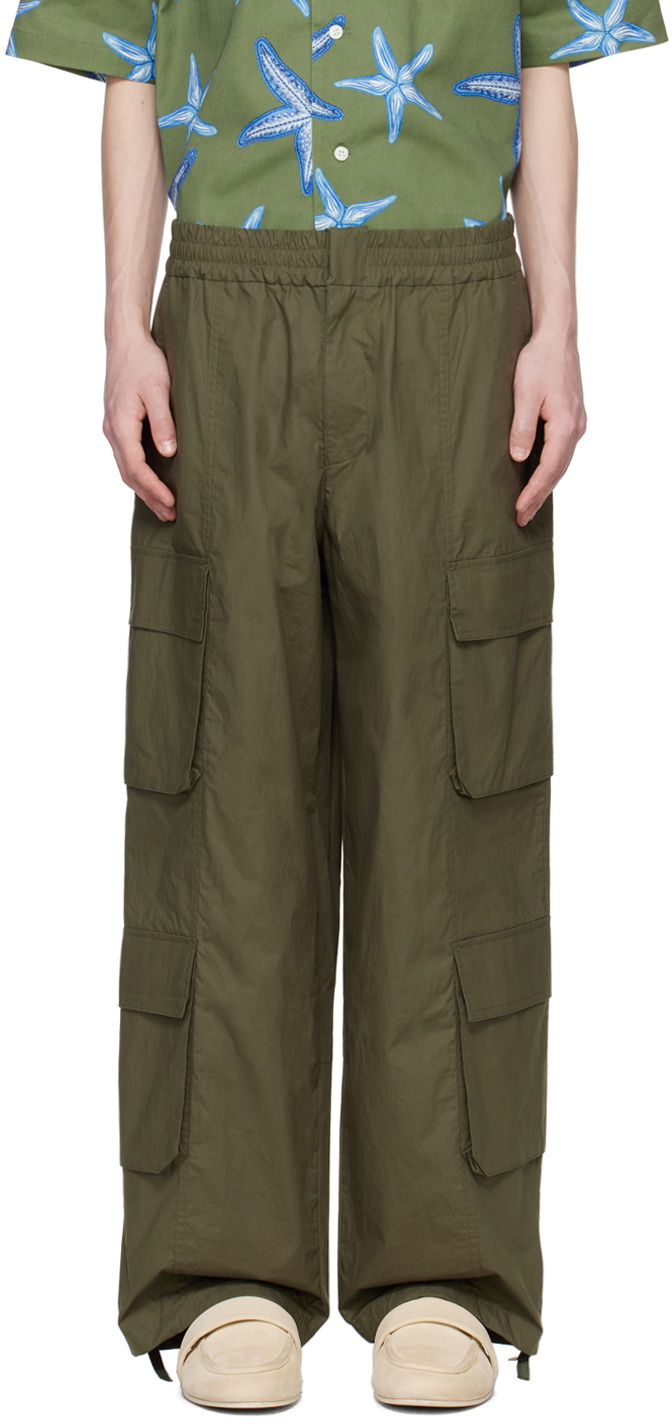 AFTER PRAY Khaki Utility Cargo Pants