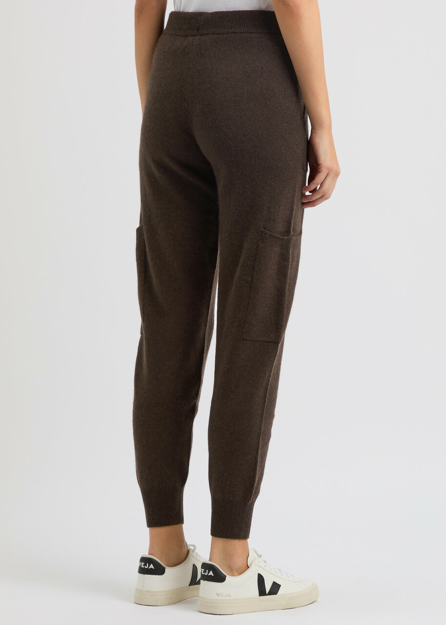 Crush Cashmere Beatles Cashmere Sweatpants Chocolate