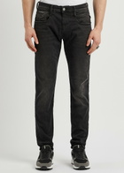 Replay Anbass Hyperflex Clouds Slim-leg Jeans Dark Grey