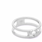 Gucci Women's Interlocking G Ring 6mm in Silver