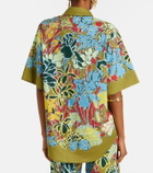 Alémais Solstice floral cotton-blend shirt
