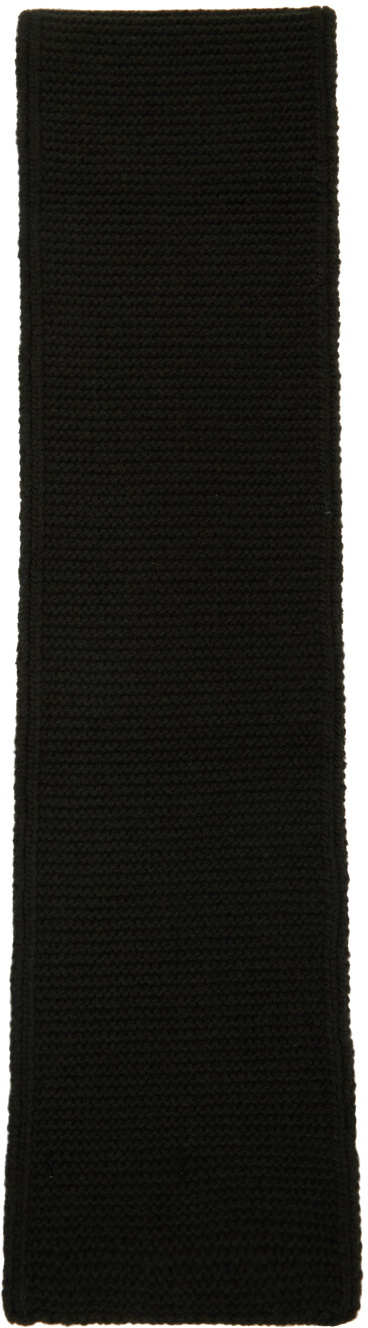 Nothing Written SSENSE Exclusive Green Ribbed Scarf