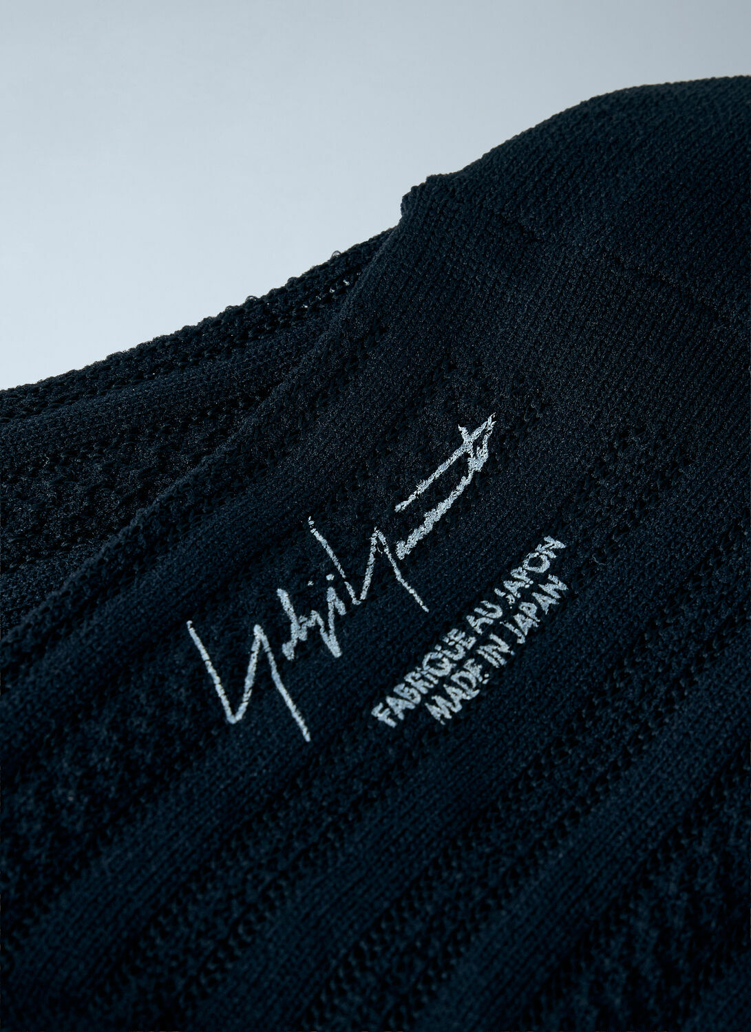 Yohji Yamamoto Lace Trimmed Split Toe Socks