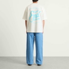 END. Coastal Fish Bar By The Sea T-Shirt in Ecru