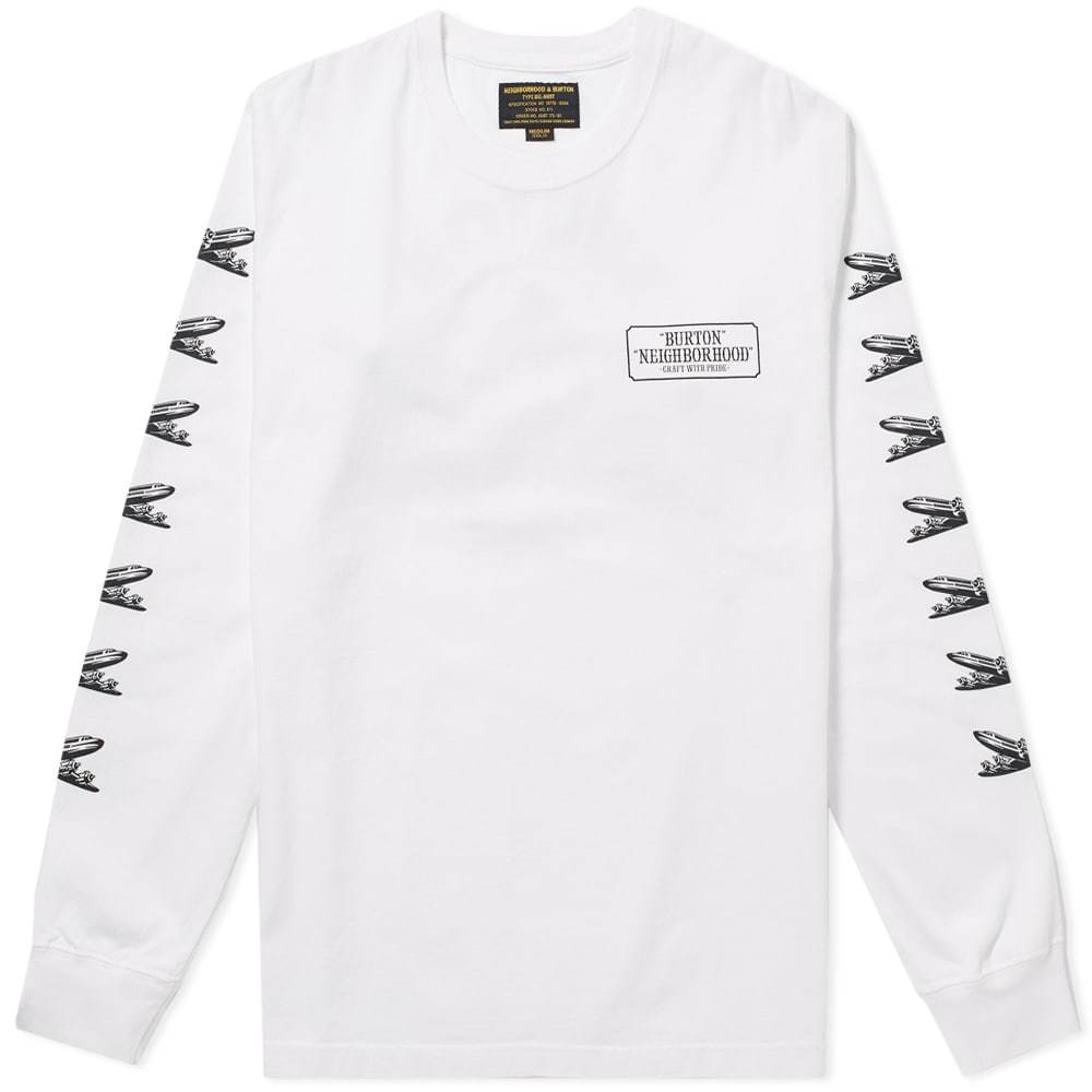 Neighborhood x Burton Long Sleeve T-1 Tee White Neighborhood