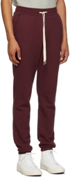 John Elliott Burgundy LA Lounge Pants