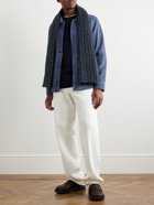 Loro Piana - Cashmere, Virgin Wool and Silk-Blend Sweater - Blue