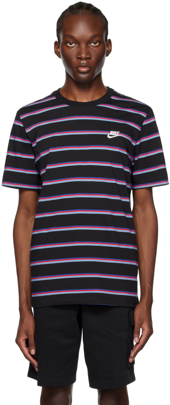 Nike Black Striped T-Shirt Nike