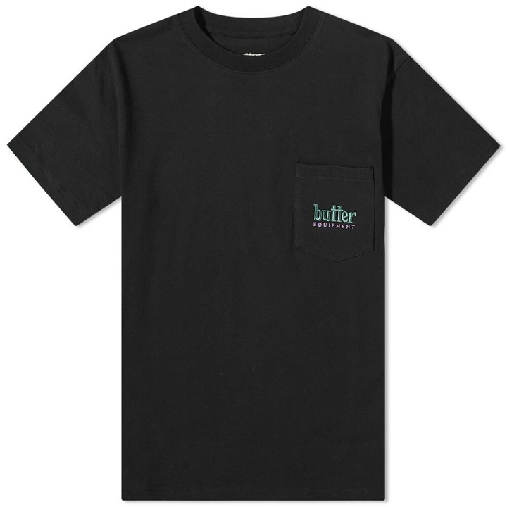 Photo: Butter Goods Men's Organic Eco Pocket T-Shirt in Black